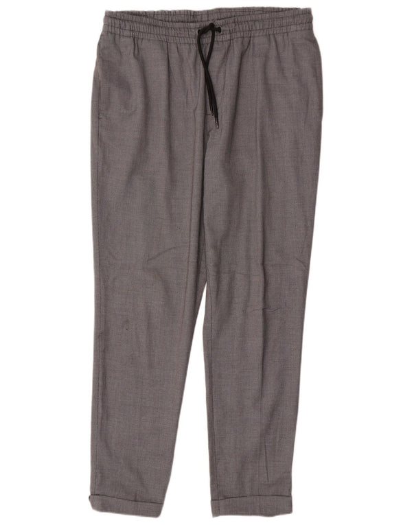 Pantaloni chino slim pentru femei Zara L32 L28 Gri Poliester