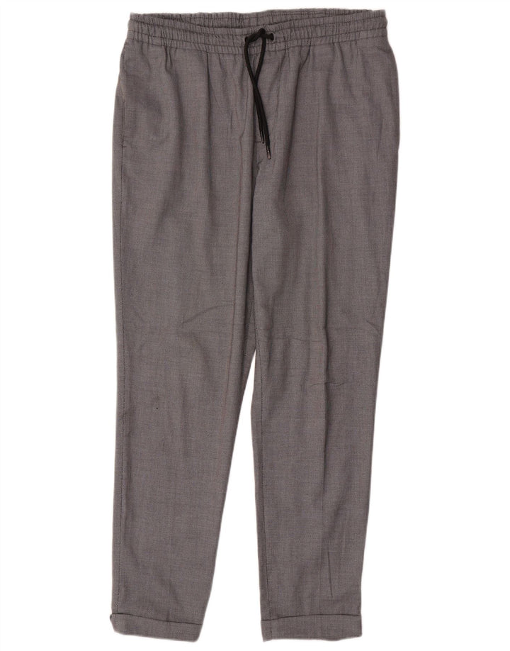 Pantaloni chino slim pentru femei Zara L32 L28 Gri Poliester