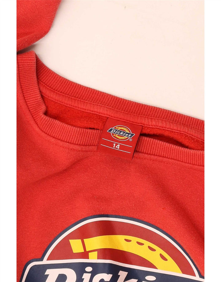 Pulover cu grafic pentru băieți Dickies 13-14 ani, roșu