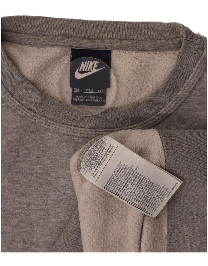 Pulover Nike pentru bărbați, 2XL, bumbac gri