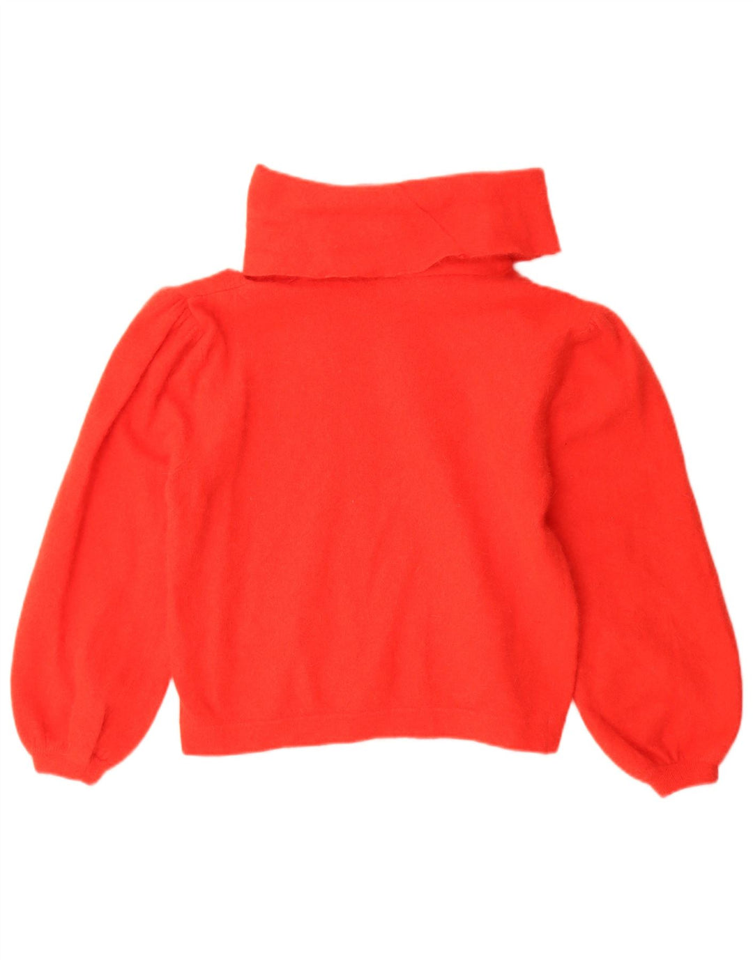 Pulover vintage pentru femei cu gât rulat, pulover IT 48 XL roșu