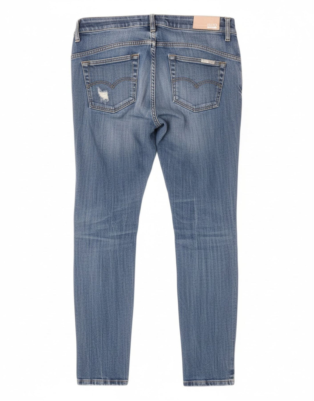 LIU JO Womens Distressed Slim Jeans W29 L29 Blue