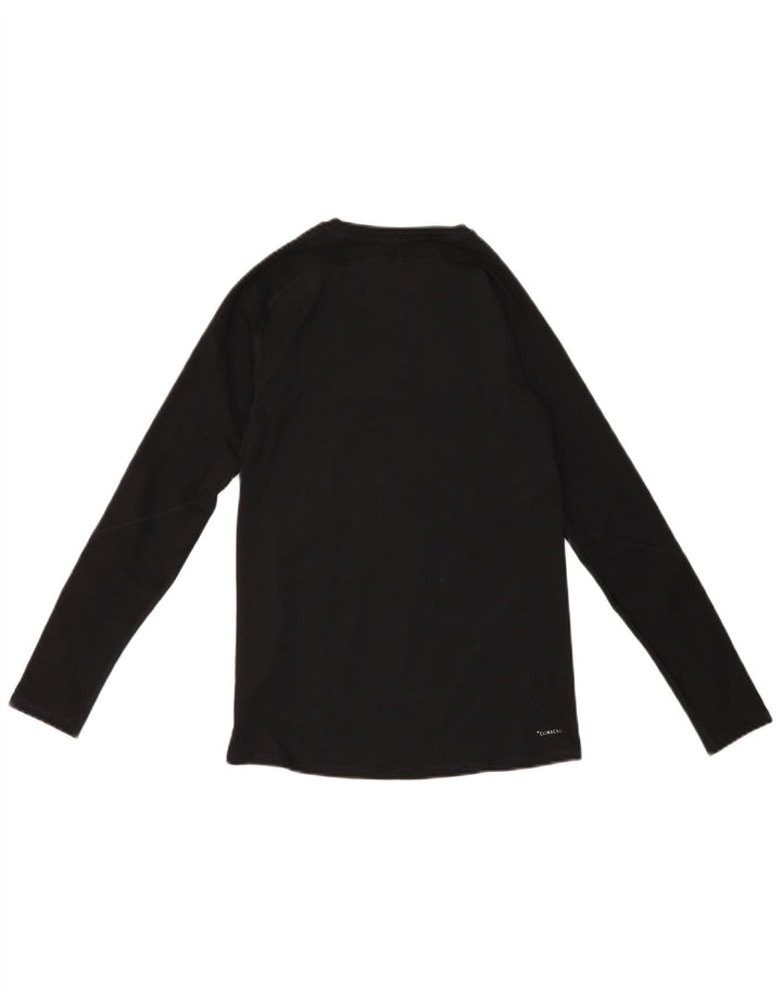 Adidas pentru băieți Climacool Top cu mânecă lungă 13-14 ani poliester negru