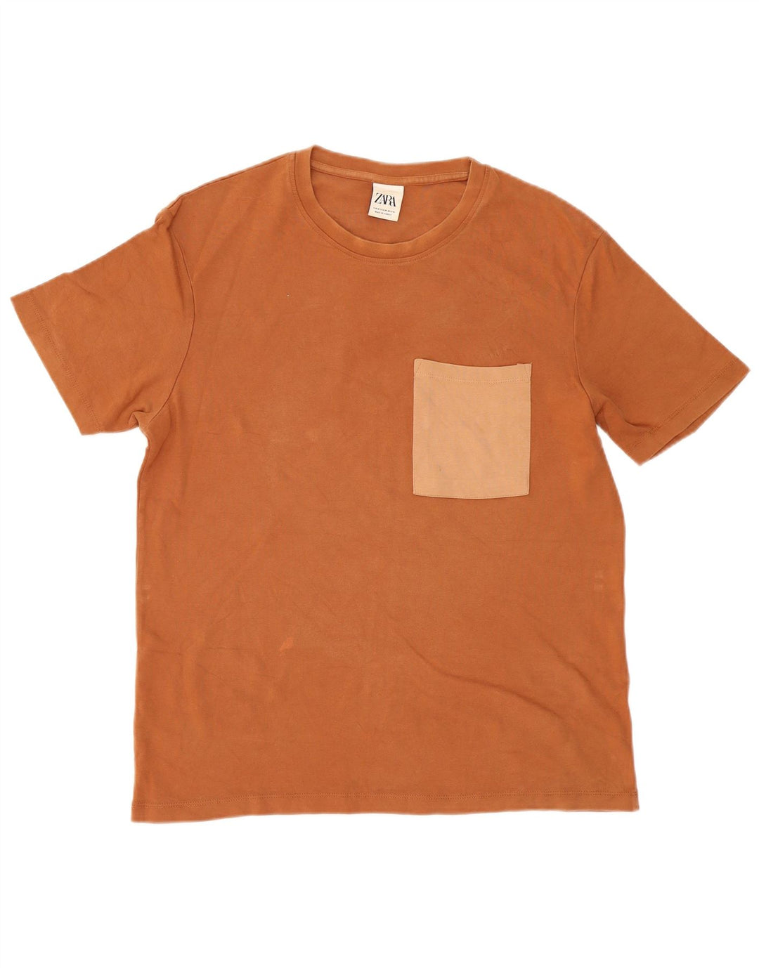 Tricou pentru bărbați Zara Top Maro Mediu