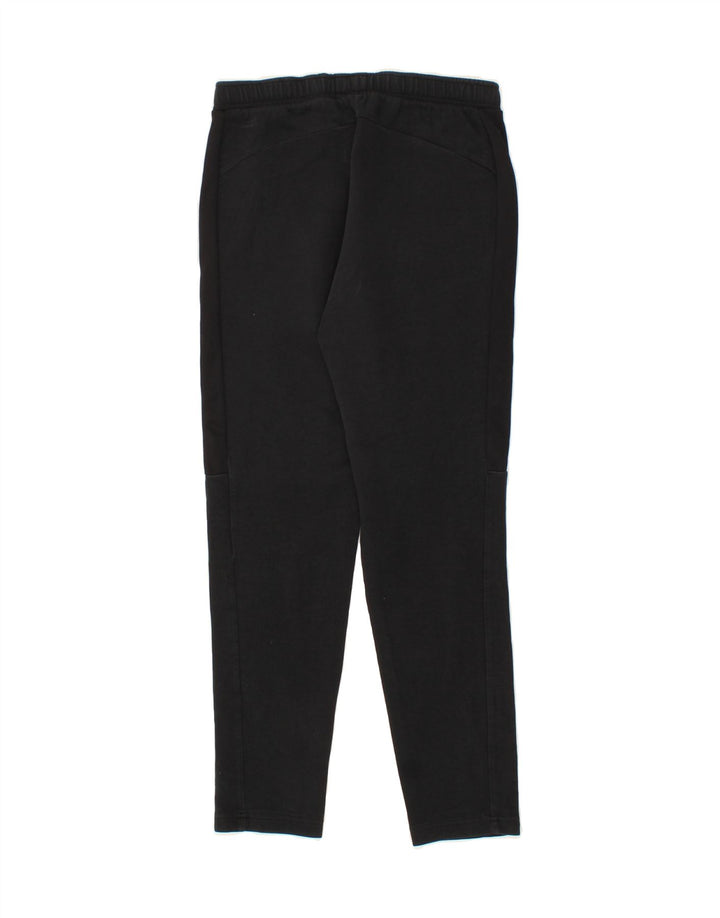 PUMA Womens Graphic Tracksuit Trousers UK 10 Small Black Vintage Puma and Second-Hand Puma from Messina Hembry 