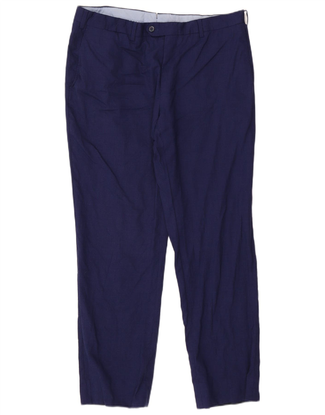 Pantaloni drepți Massimo Dutti pentru bărbați L34 L29 bleumarin
