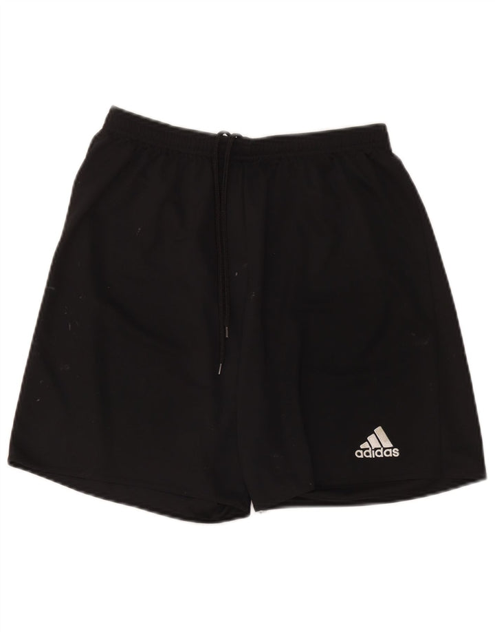 Pantaloni scurți sport pentru bărbați Adidas Climalite, poliester mediu negru