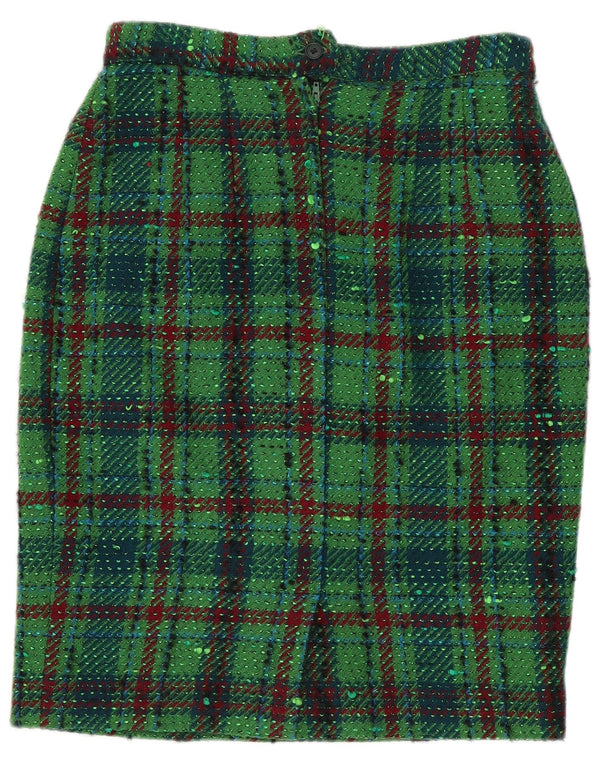 Fusta Creion Vintage Femei IT 44 Medium W28 Verde Carod