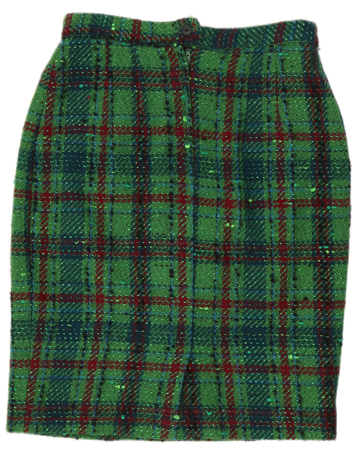 Fusta Creion Vintage Femei IT 44 Medium W28 Verde Carod