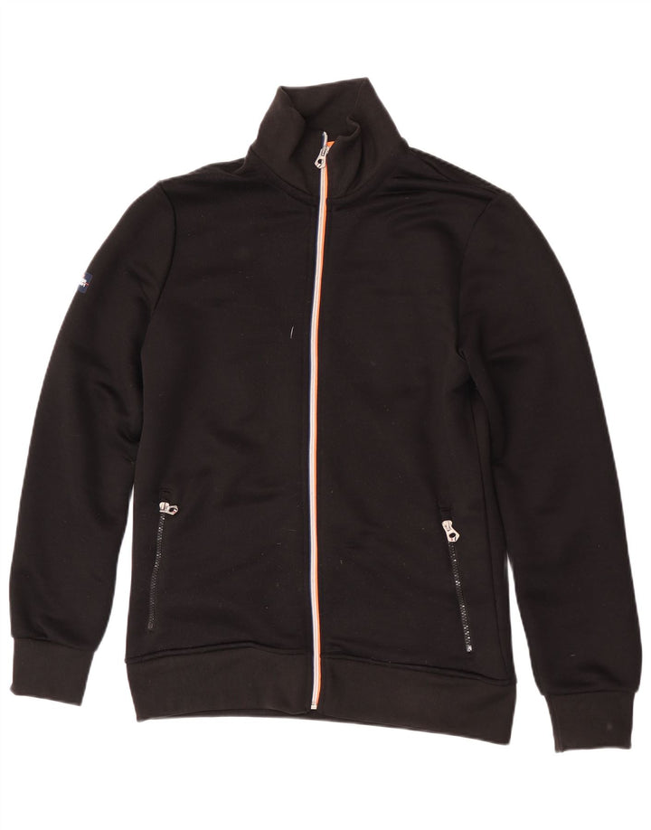 Jachetă de trening pentru bărbați Superdry, poliester mediu negru