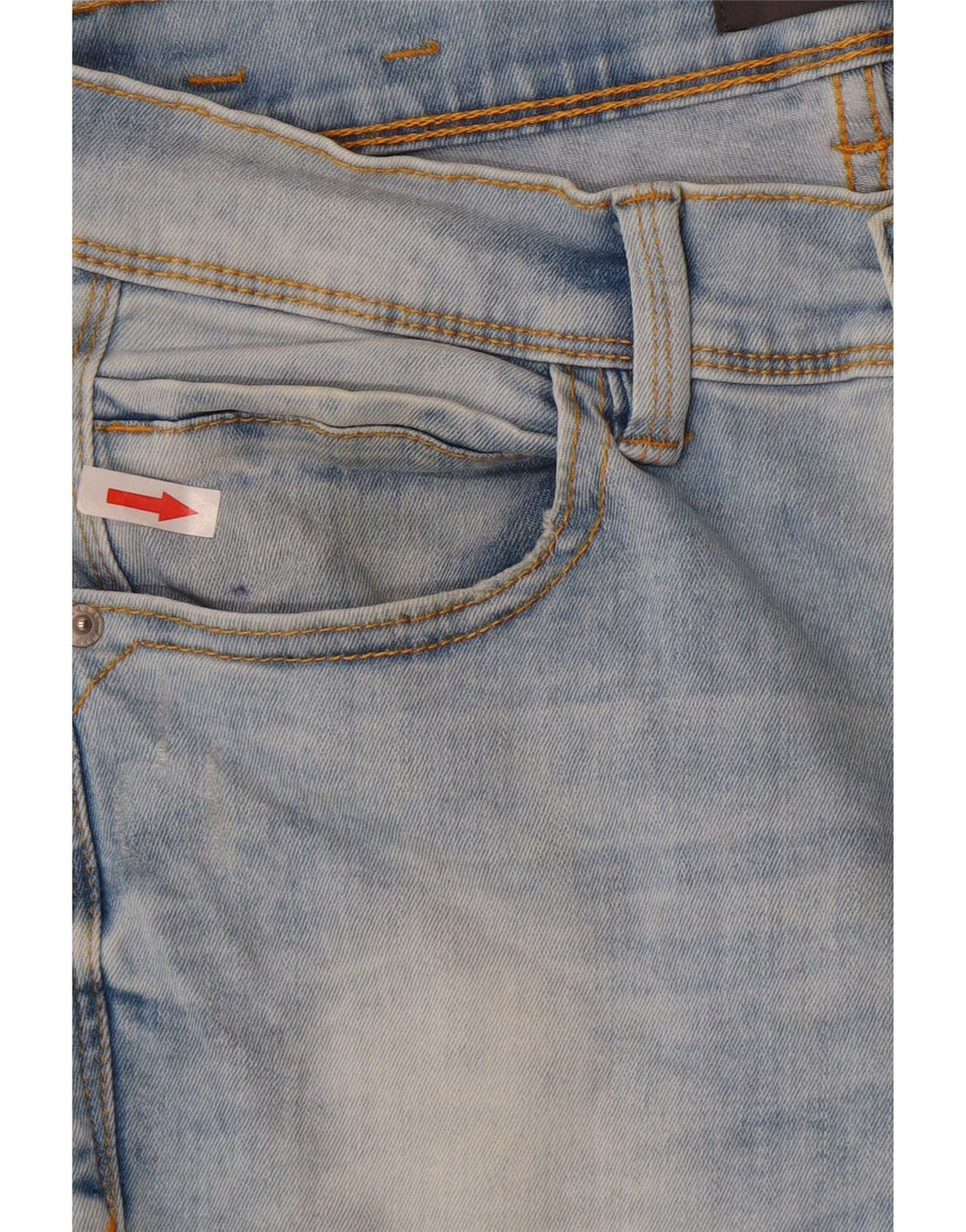 Blugi slim pentru bărbați Zara EU 40 Medium L31 L26 Bumbac albastru