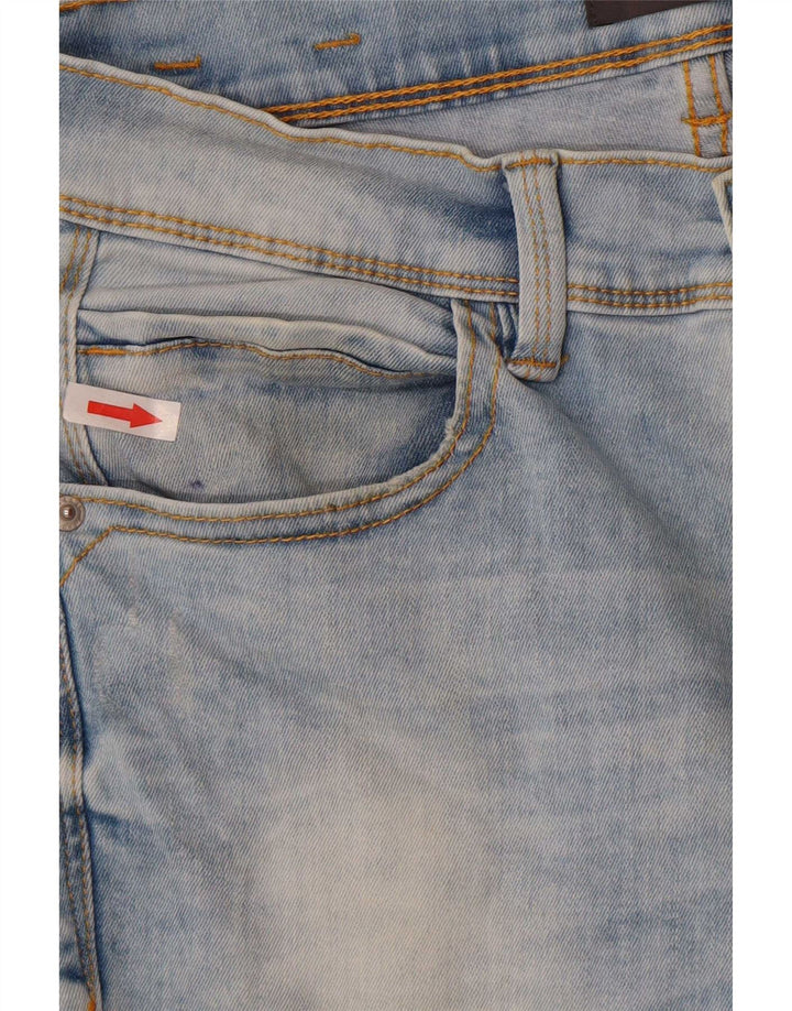 Blugi slim pentru bărbați Zara EU 40 Medium L31 L26 Bumbac albastru