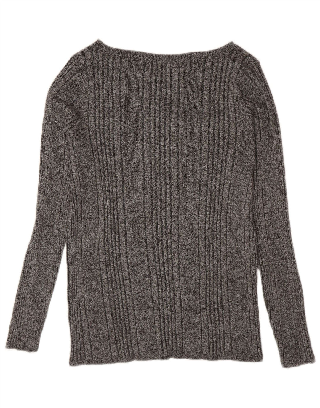 Top pentru femei Marks & Spencer cu mânecă lungă UK 18 XL, gri viscoză