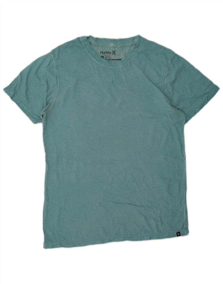 Tricou Hurley Premium Fit pentru bărbați Top din bumbac albastru mediu
