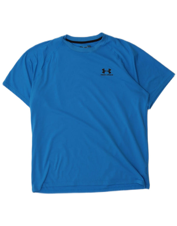 Tricou Under Armour pentru bărbați Top mare poliester albastru