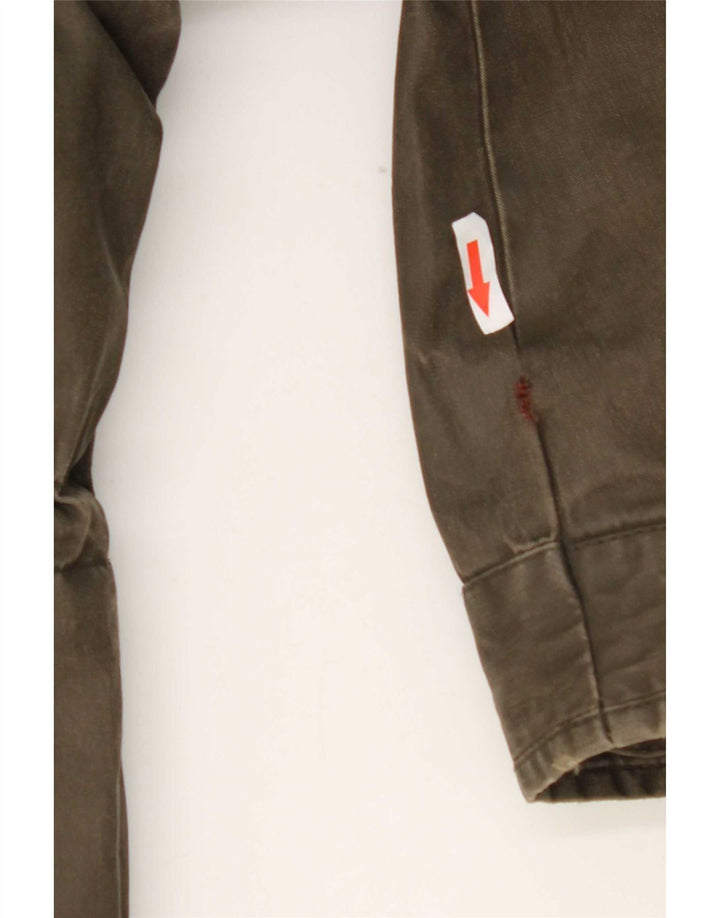 Jachetă parka cu glugă Superdry pentru bărbați UK 40, mare, kaki, poliester