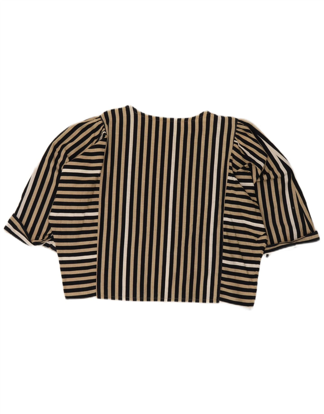 Bluză C & A Crop pentru femei EU 42, bumbac mare cu dungi negre