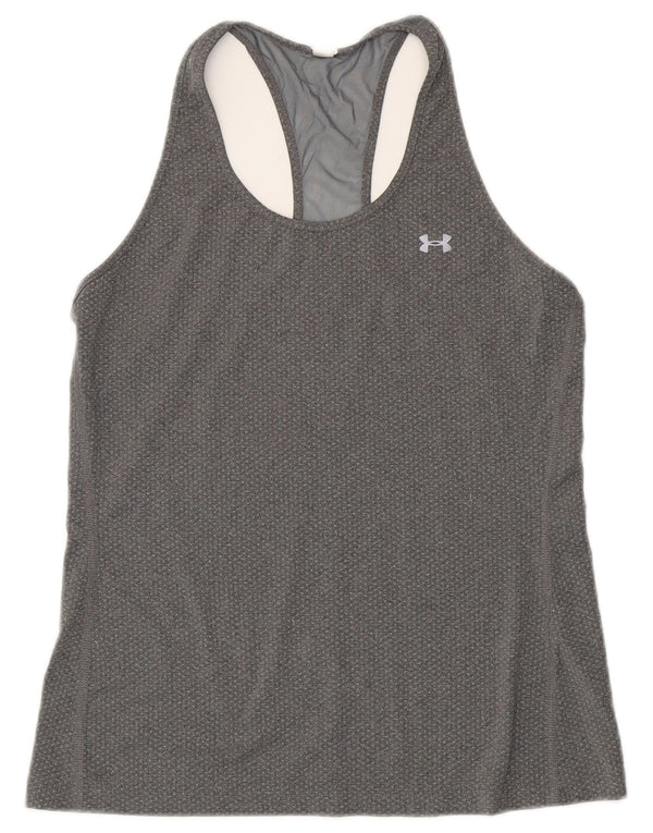 Top Vest Under Armour pentru femei Heat Gear UK 12 Medium Gri Poliester