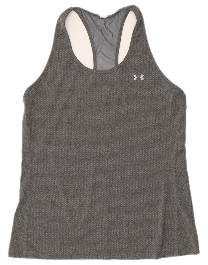 Top Vest Under Armour pentru femei Heat Gear UK 12 Medium Gri Poliester