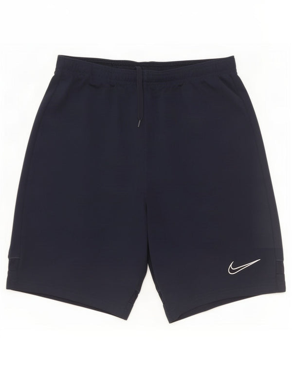 Pantaloni scurți sport Nike Dri Fit pentru băieți 13-14 ani XL bleumarin Poliester