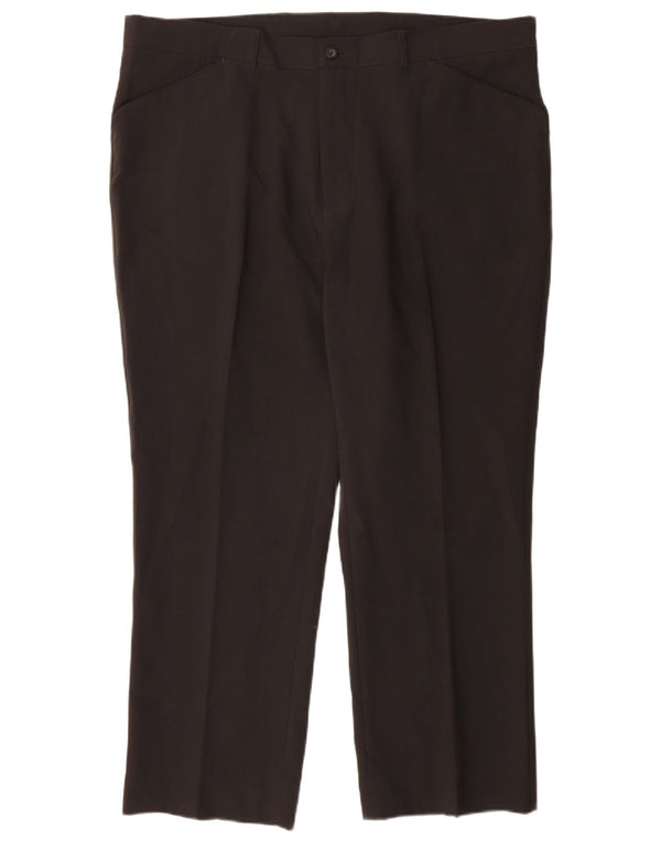 Farah Pantaloni casual drepti pentru bărbați W42 L29 Poliester negru