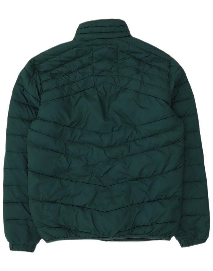 Jachetă căptușită pentru bărbați JACK & JONES UK 38 Poliester verde mediu