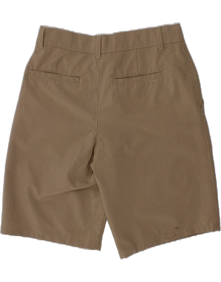 IZOD Boys Chino Shorts 11-12 Years W26  Khaki Polyester Vintage Izod and Second-Hand Izod from Messina Hembry 