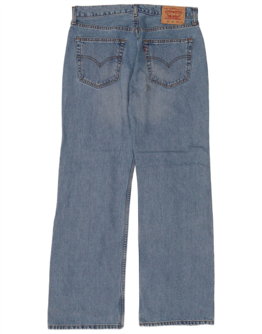 Blugi pentru bărbați Levi's 527 Bootcut W34 L32 Bumbac albastru