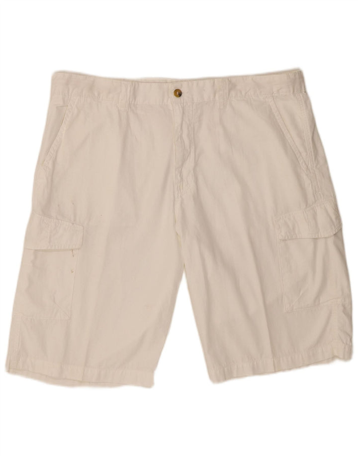 Pantaloni scurți cargo Slam pentru bărbați W38 XL, bumbac alb