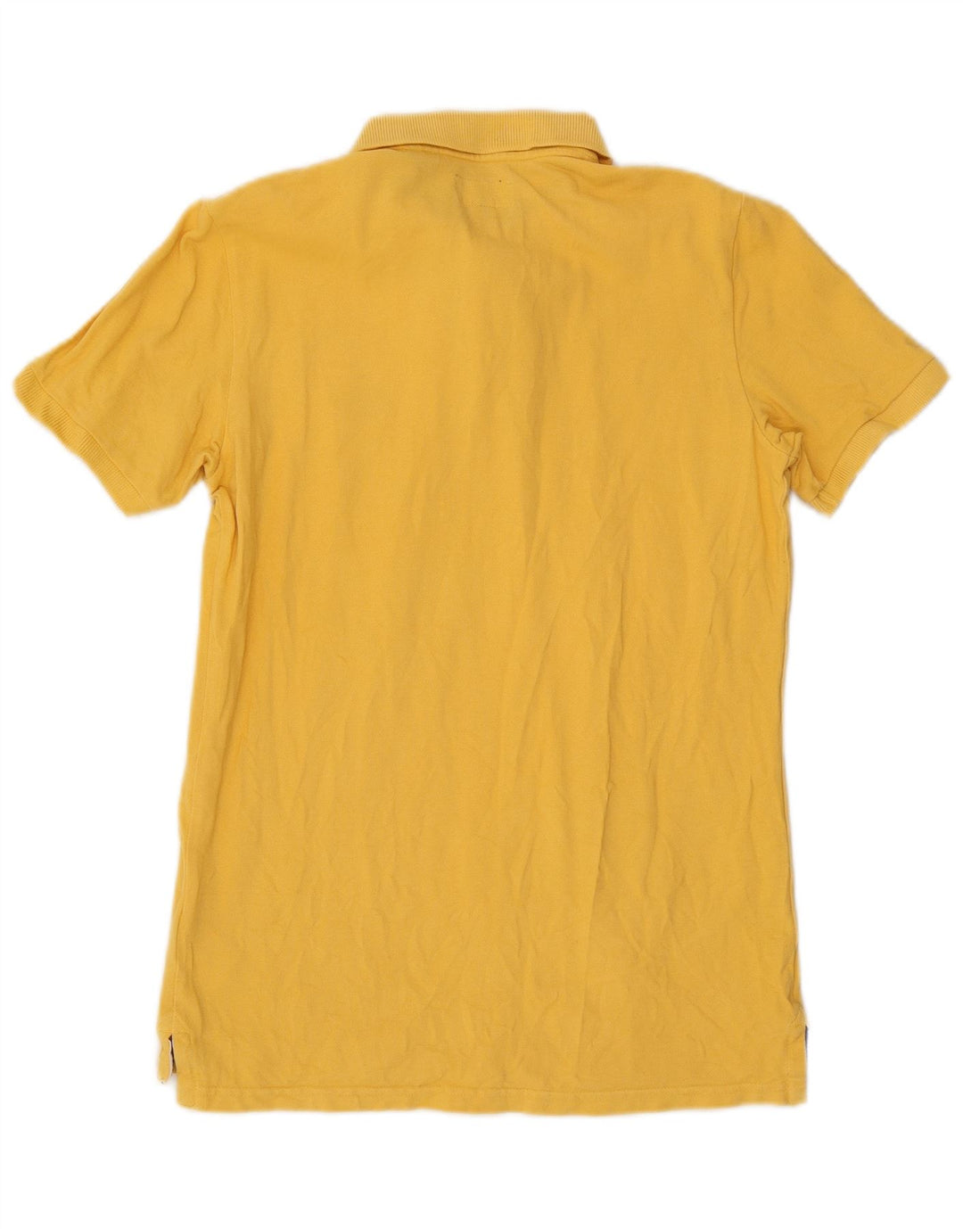 Tricou polo pentru bărbați Superdry, bumbac galben mediu