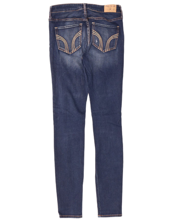 Blugi skinny învechiți pentru femei HOLLISTER US 3 XS W26 L31 Bumbac albastru