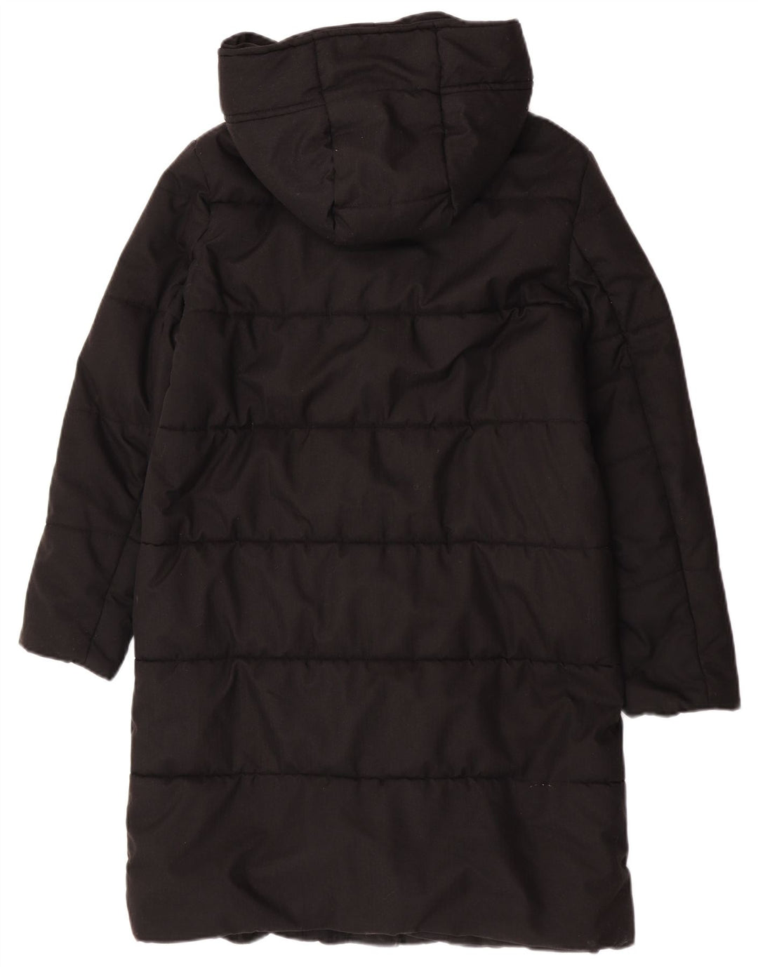 Crew Clothing Jachetă căptușită pentru femei cu glugă, cu formă regulată, UK 14 Medium Black