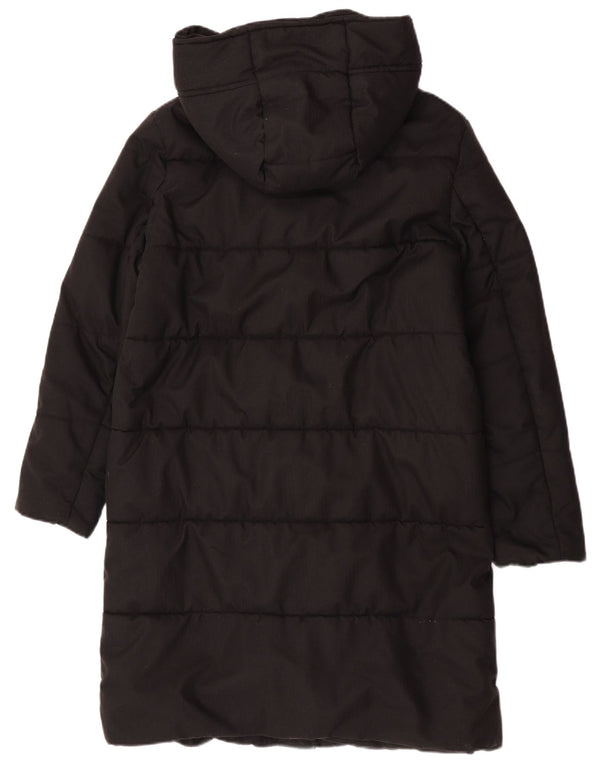 Crew Clothing Jachetă căptușită pentru femei cu glugă, cu formă regulată, UK 14 Medium Black