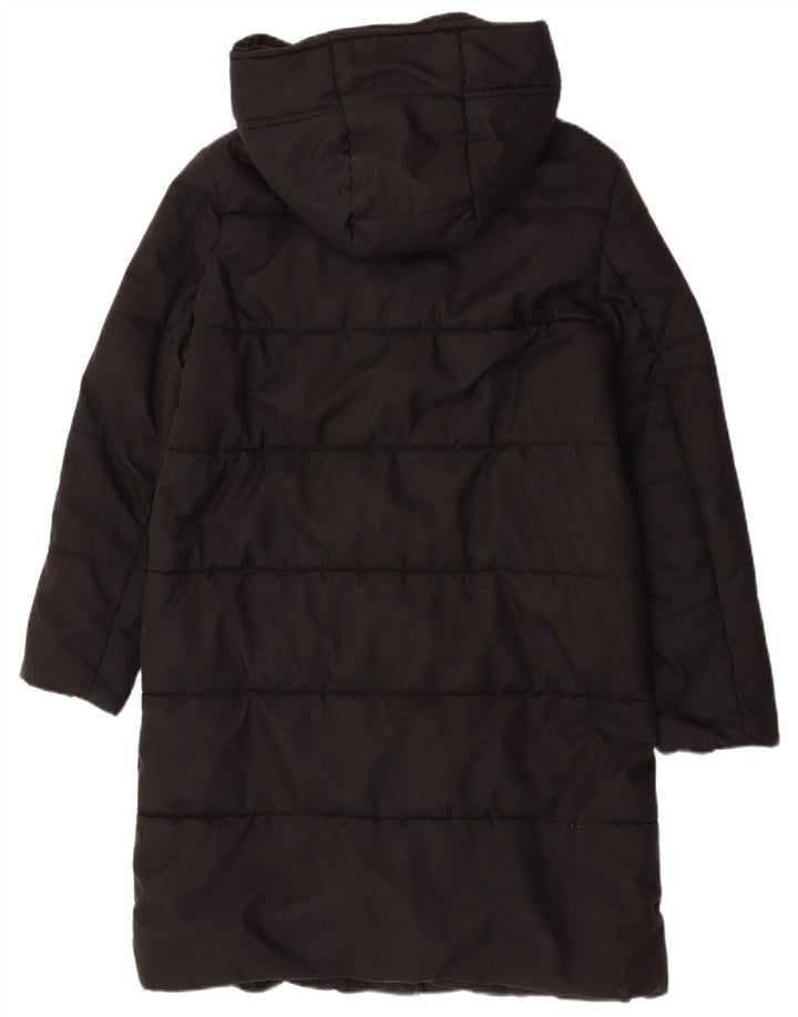Crew Clothing Jachetă căptușită pentru femei cu glugă, cu formă regulată, UK 14 Medium Black