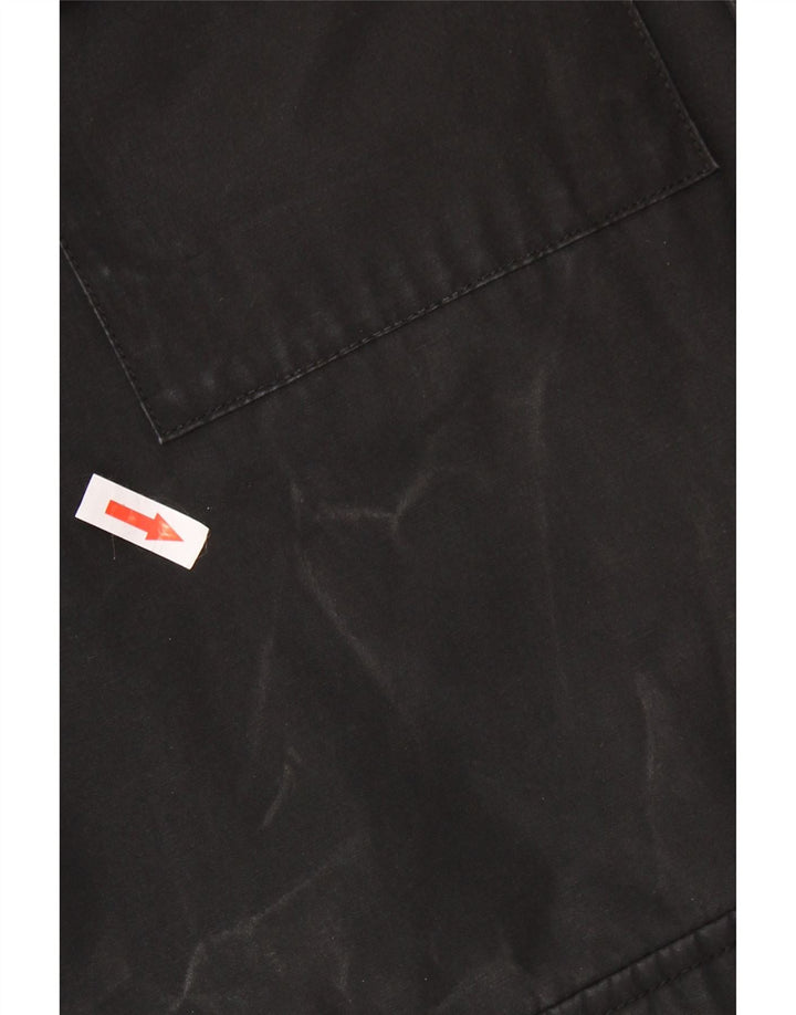 Jachetă de vânt cu glugă Levi's pentru bărbați UK 38 Poliester mediu negru