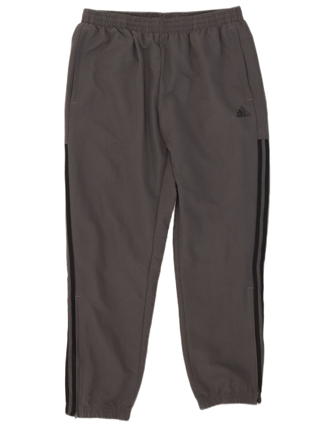 Pantaloni de trening Adidas pentru bărbați Joggeri mari, gri, poliester