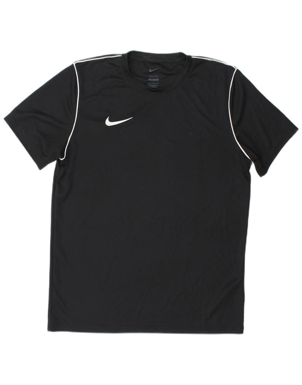 Tricou pentru bărbați Nike Dri Fit Slim Fit Top mare, negru, poliester