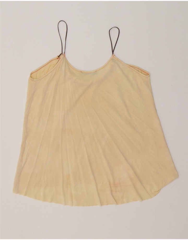 Top crop pentru femei ZARA UK 12 Medium Yellow
