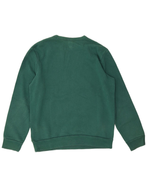 Gap Mens Graphic Sweatshirt Jumper Small Green Cotton