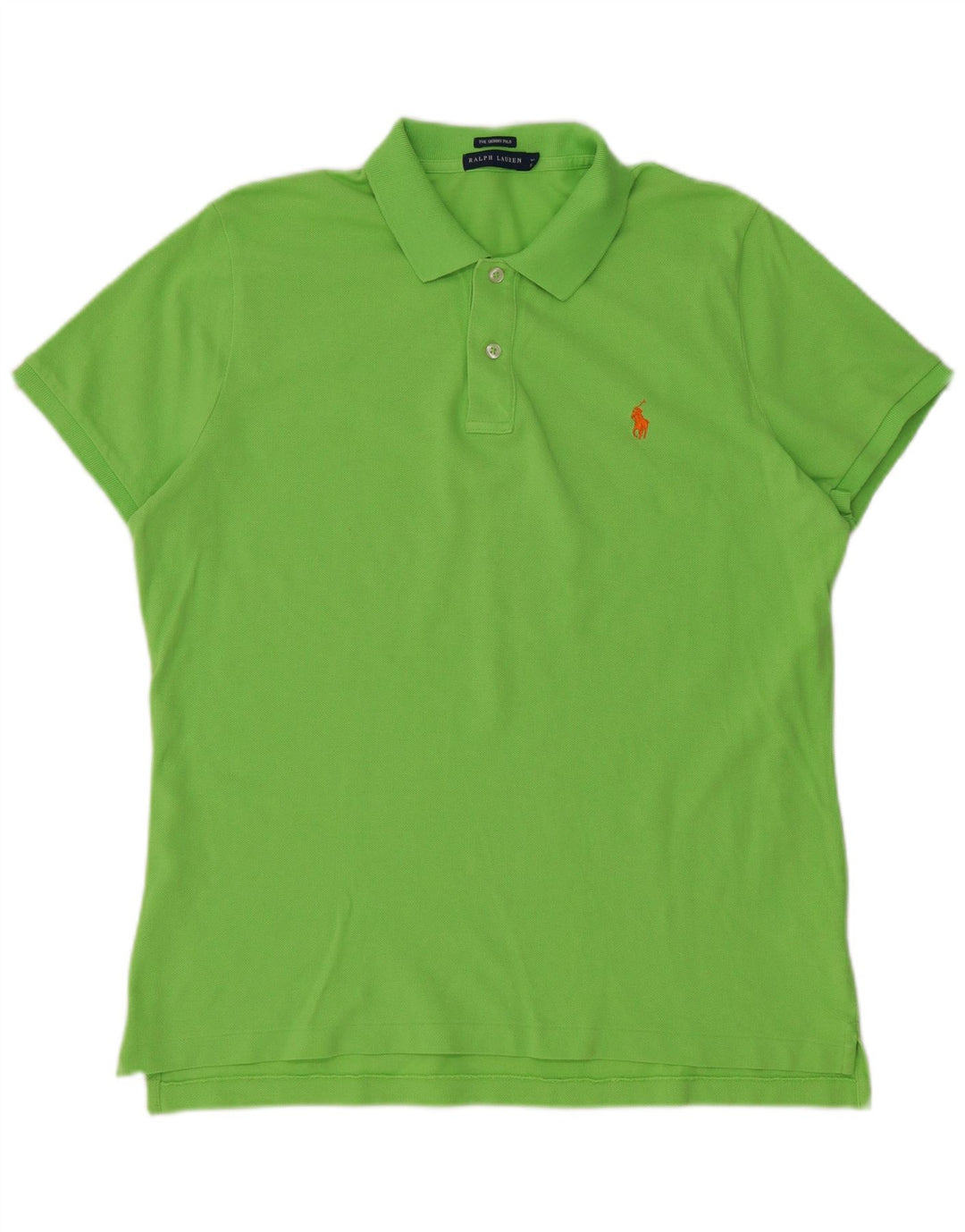 Tricou polo RALPH LAUREN pentru femei, UK 18 XL, bumbac verde