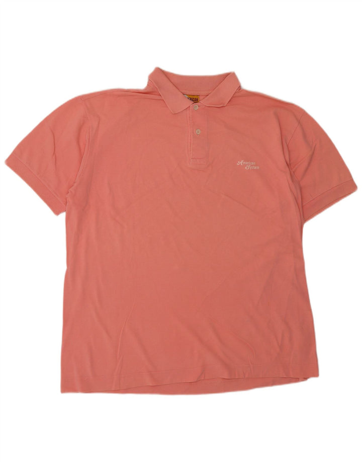 AMERICAN SYSTEM Tricou polo pentru bărbați, mare, roz