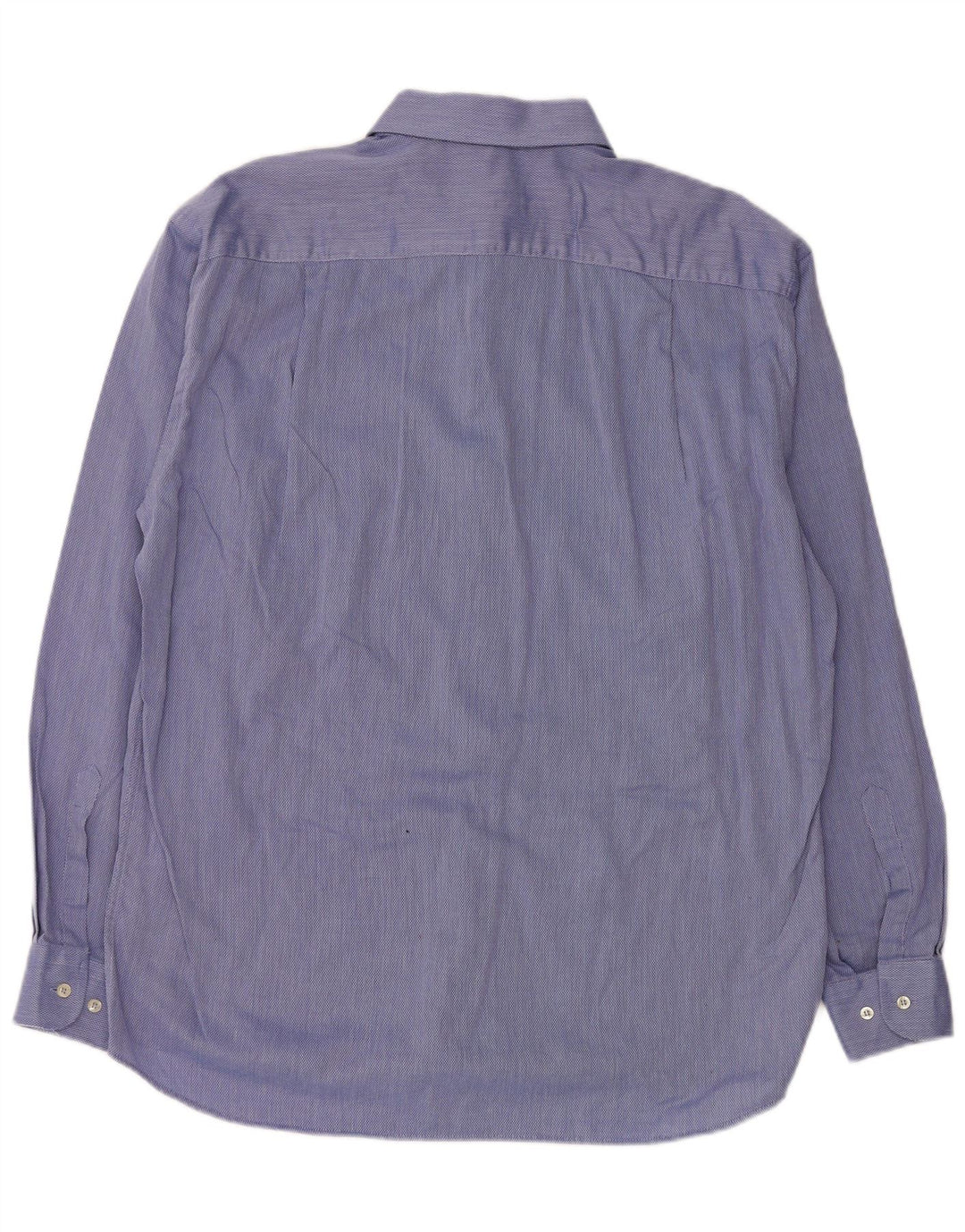 ROCCOBAROCCO Mens Shirt Size 42 Large Blue Flecked Cotton