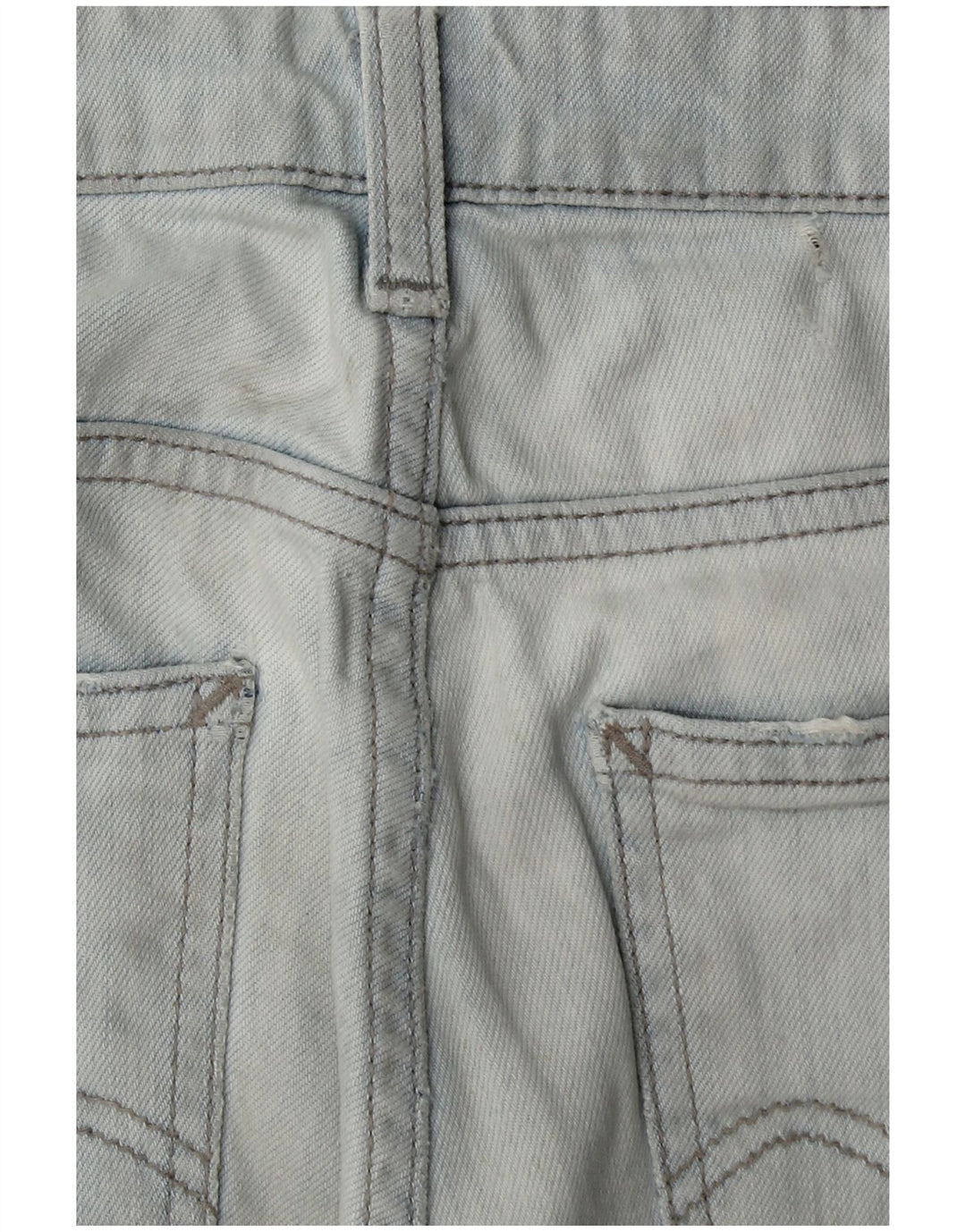 Bermude denim pentru femei CARHARTT W27 Bumbac albastru mic