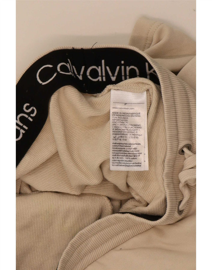 Pantaloni scurți sport cargo Calvin Klein pentru bărbați, mici din bumbac alb