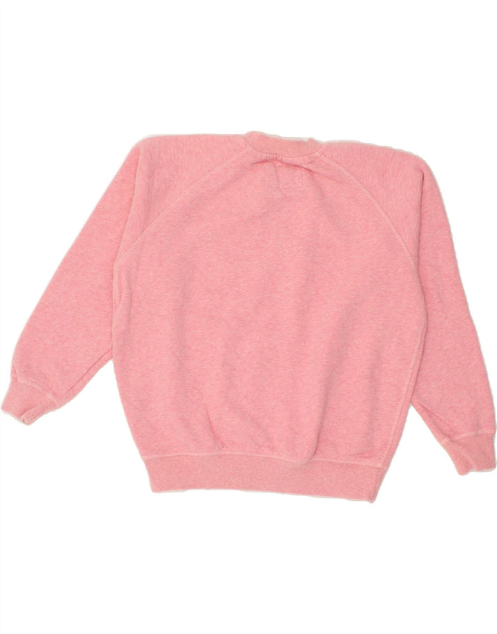 JACK WILLS Womens Oversized Sweatshirt Jumper UK 8 Small Pink Cotton Vintage Jack Wills and Second-Hand Jack Wills from Messina Hembry 