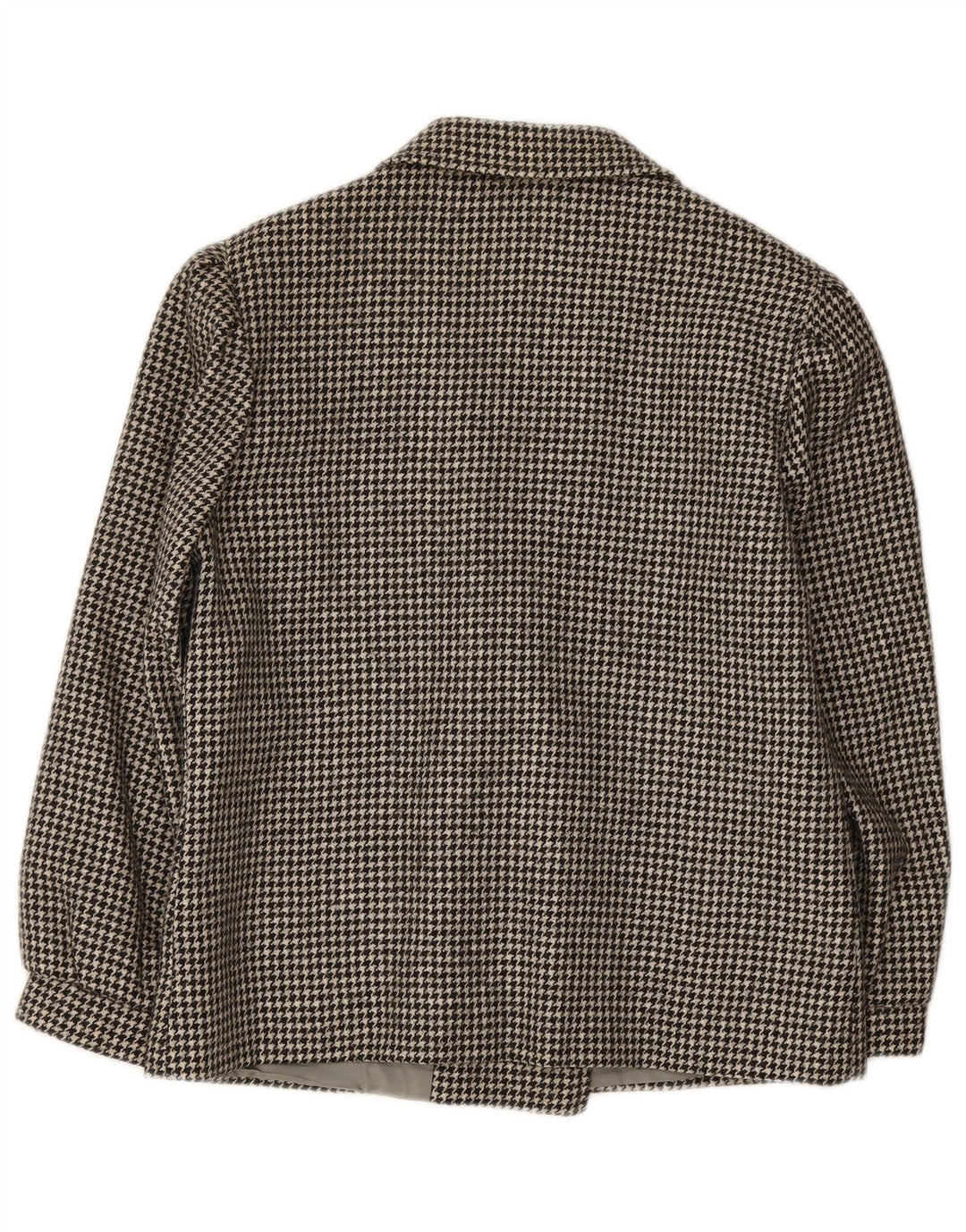 Jachetă vintage pentru femei cu piept dublu IT 46, mare, negru