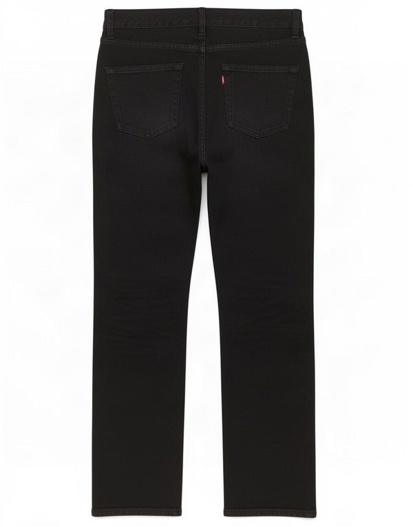 Blugi drepti pentru femei Levi's W33 L34 bumbac negru