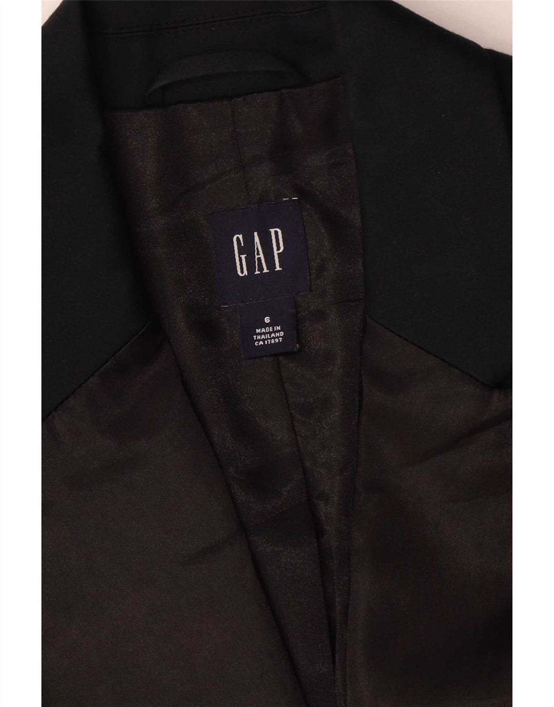 Jachetă Blazer pentru femei Gap 1 Button US 6 Medium Bleumarin Bumbac