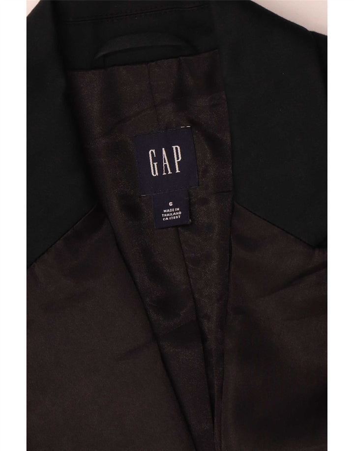 Jachetă Blazer pentru femei Gap 1 Button US 6 Medium Bleumarin Bumbac