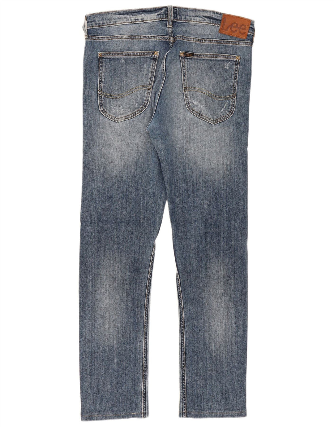 Blugi slim Luke Distressed LEE pentru femei W31 L29 bumbac albastru